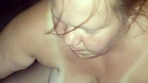 Redhead milf gets a creampie while riding a cock