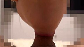 A tasty facial for a happy blowjob giver.