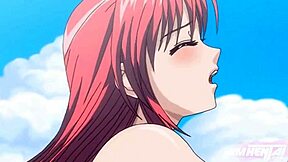 First time anal sex with a horny teenage girl in anime hentai
