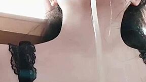 Goddess worship with a deepthroat blowjob and some gagging by choking