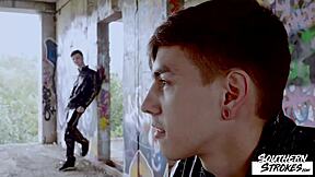 Young Southernstrokes twinks Beno Eker and Josh Cavalin in bareback scene.