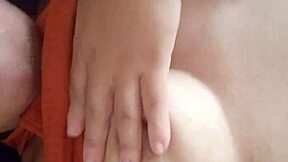 Solo play with real orgasm and tits worship