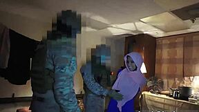 Petite working girl gets hot and steamy in a threesome