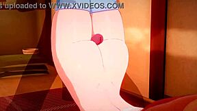Big breasted Orihime Inoue in hot bleach hentai scene