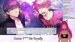 Vtuber Lewdneko has some fun with F Me Royally in a visual novel part 1