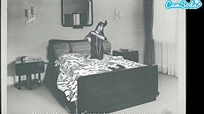 Hot amateur gets off with a variety of antique toys