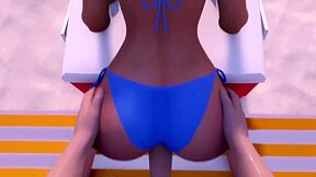 Deep dive into Viper’s tempting big ass in a new game-themed porn video