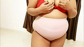 Beautiful transsexual with large breasts and sexy look.