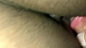 Black Tinder date enjoys a big dick in missionary position