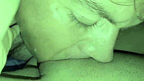 Licking and sucking the pussy lips and clit