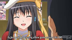 Step-sister’s secret public fingering in animated Hentai with subs