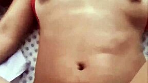 Hot and steamy orgasm with an Argentinian beauty in missionary position