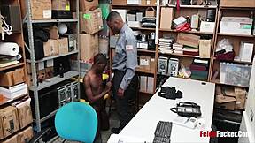 Gay cop punishes his partner for stealing and gives him a blowjob.