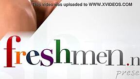 Straight gay sex with Belami freshmen