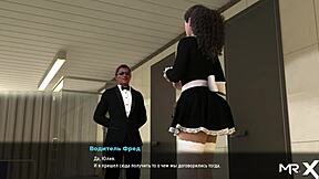 Beautiful shemale in lingerie E1-1 in a fashion business.