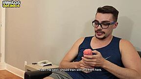 A horny gay anal site features a big toy and a blowjob