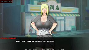 Get some hot animation with Sarada and Kamo in a steamy scene in the world of Anime3d.
