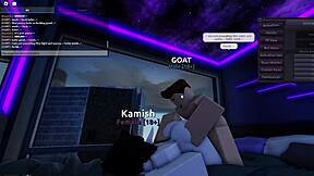 Roblox slut gets rough and tumble fucking