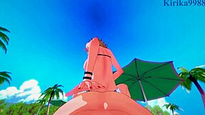 3D animated hentai with big boobed Marlene and hard sex