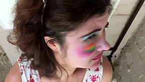 I like to swallow his semen and urine after he makes me gag on his penis in the bathroom.