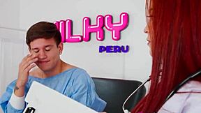 Dr. Greta's special treatment for her horny patient
