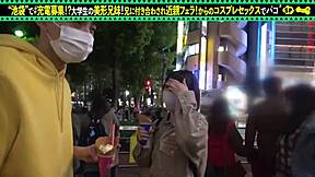 Beautiful Asian woman's homemade sexual experience with mobile battery and cosplay hobbies.