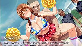 The girl becomes the manager of the baseball team and gets humiliated and toyed with.