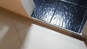 Amateur Nora's bathroom action with Andy Z 94 makes me horny as hell