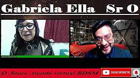 Gabriela, webcam model, in schoolgirl and BDSM scenes in podcast 2.