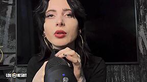 Femdom and sissy ASMR with German mistress Lou Nesbit