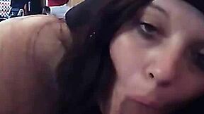 Beautiful woman with amazing ass gets a big black cock in her mouth