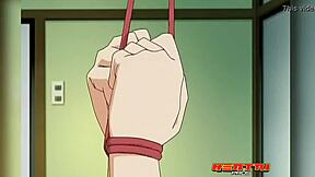 hentai maid tied up and fucked hard in wild scene