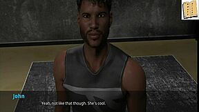 John's sexy coach seduces him in this amateur gameplay