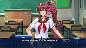 Heroine of the VN Seigi no henshin, part 10 with English subtitles
