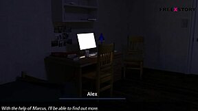 Landlady gets off with her new toy in game!