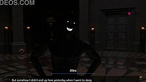 Landlady gets off with her new toy in game!
