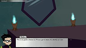 18titan's part 3 with Starfire's ass cum scene