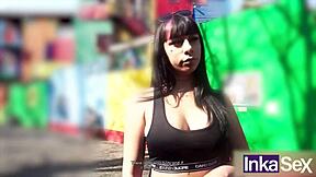Argentine beauty Turra gets her ass pounded on Caminito