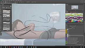 Steamy summer saga: A hand-drawn visual novel by darkcookie on Picarto