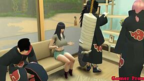 Akatsuki porn cap1: Itachi and Hinata's intense anal encounter