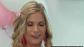 Hot blonde's wild ride: hardcore BJ and intense sex