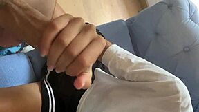 I caught my best friend in school uniform