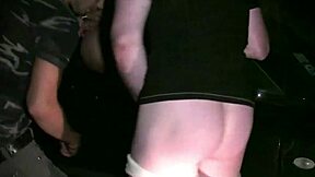Krystal Swift's big tits and ass in public orgy