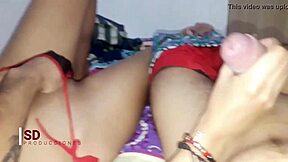 Amateur step-sister gives great blow job and gets rich soon