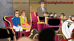 Gay cartoon porn with a Brazilian bull and his lover