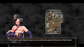 Karryn prison level 1: an anime-style porn video in English