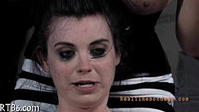 Severe punishment with a whip for the beautiful girl