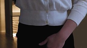 My innocent stepsister likes to watch me have sex