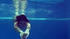 Kittina Ivory Strips Down in Public Swimming Pool for Fun
