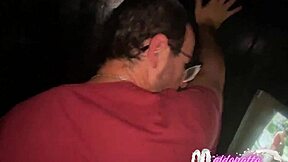 Gay porn in a dark room: various types of pleasure